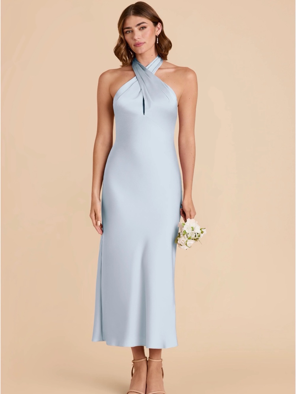 Birdy Grey Light Blue Maxi Dress